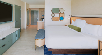 Renovated Pool-View Room - One King Bed