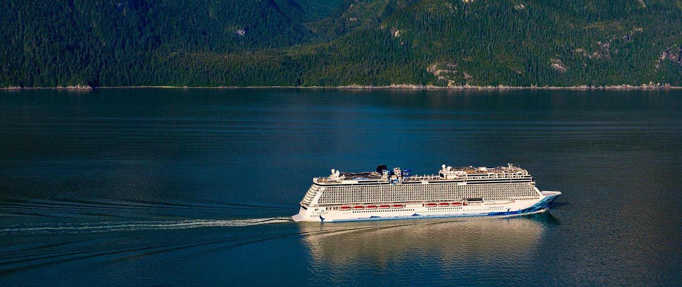 Norwegian cruise ship in Alaska