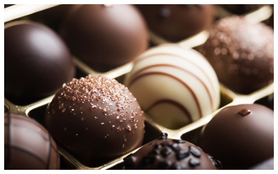 Image of chocolate truffles