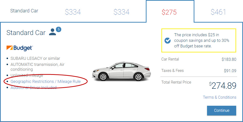 Does Costco offer rental car insurance?